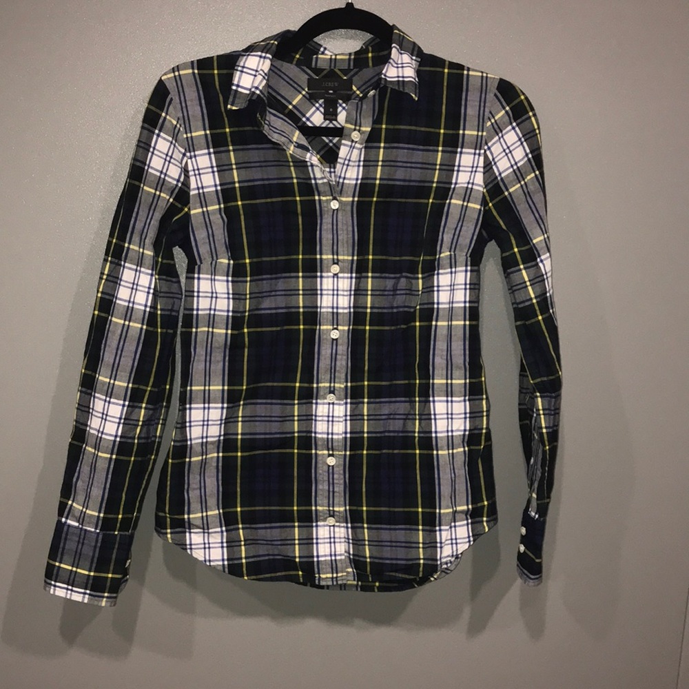 J Crew Button Down Shirt Size 0